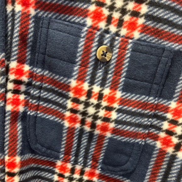 Time and Tru Checkered Plaid Shacket Jacket Large NWT - Picture 3 of 12